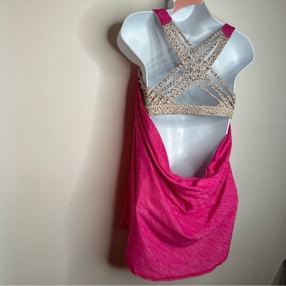 Lululemon Wild Tank - Heathered Jewelled Magenta / Dottie Dash White Black - Picture 7 of 8